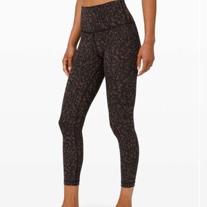 Lululemon wunder under leggings wild thing camo